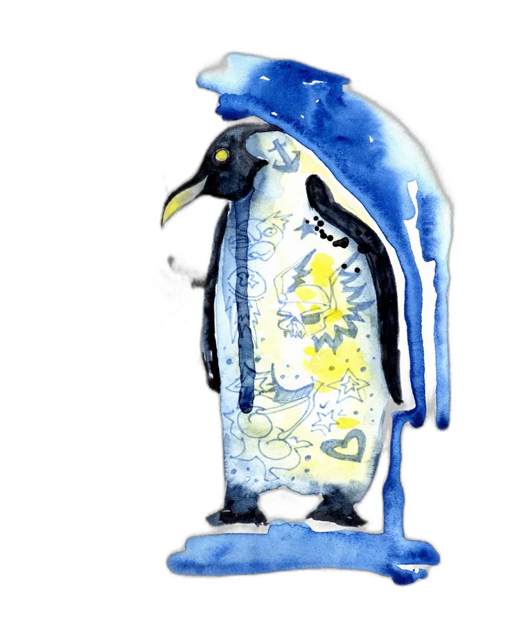 Funky penguin